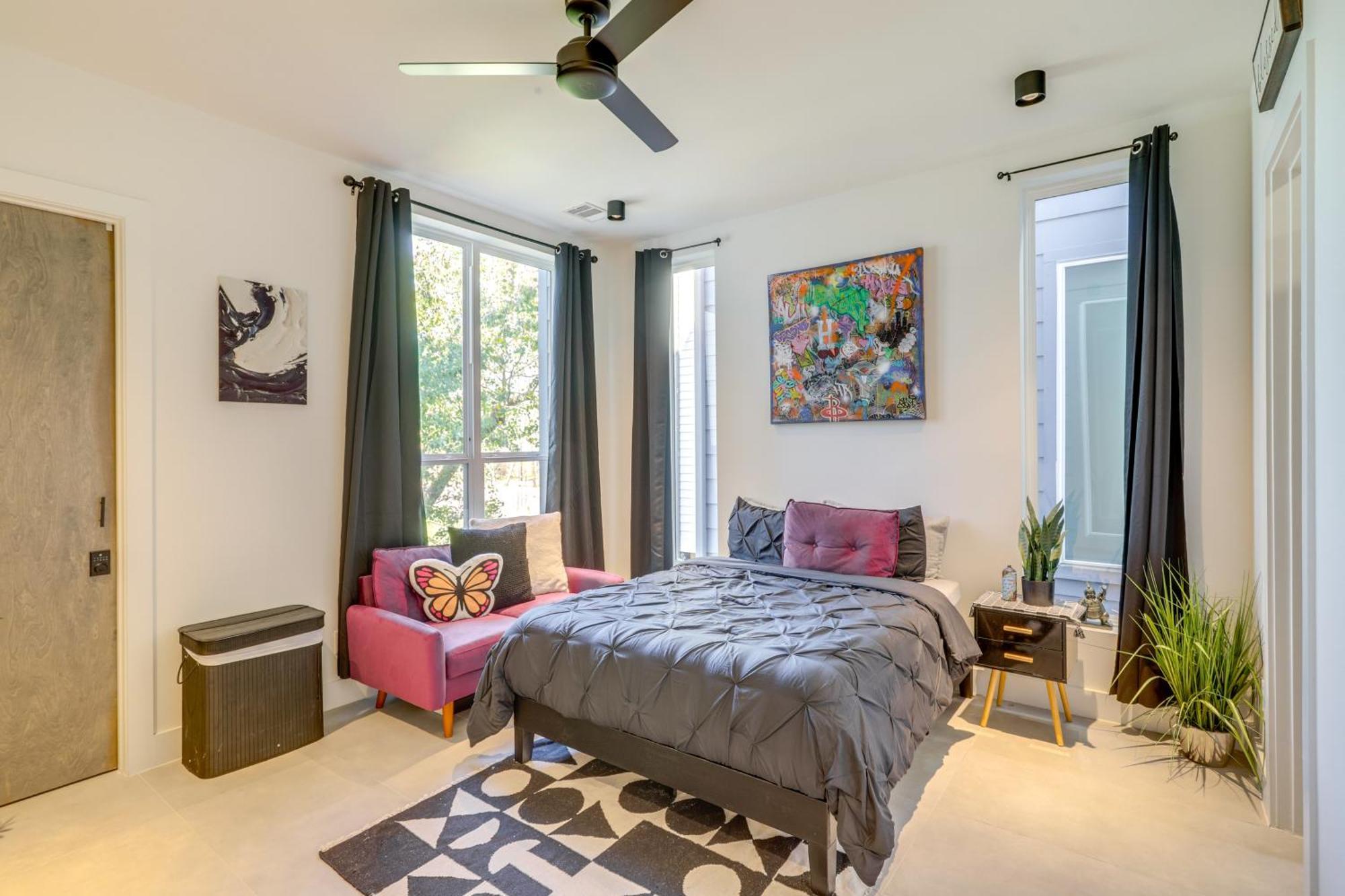 3 Mi To Dtwn Modern Townhome With Yard In Houston Exterior photo